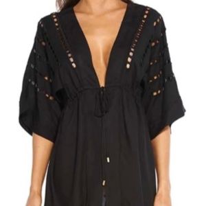 VIX Black Cover up Caftan XS